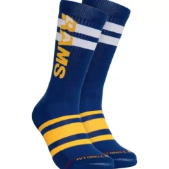 Apparel Mitchell & Ness Accessories-Lateral Crew Socks Los Angeles Rams