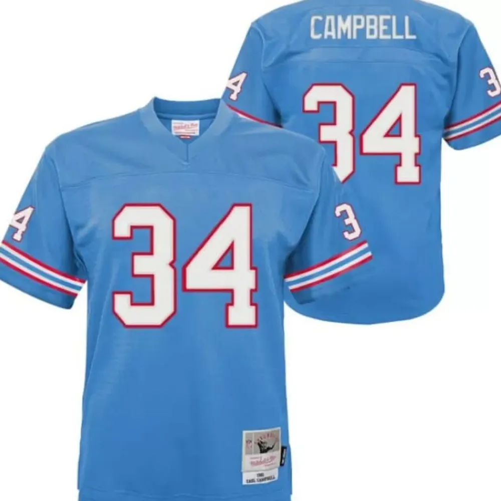 Apparel Mitchell & Ness Big Kids-Legacy Jersey Houston Oilers 1980 Earl Campbell