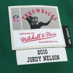 Jerseys Mitchell & Ness -Legacy Jordy Nelson Green Bay Packers Dark 2010 Jersey