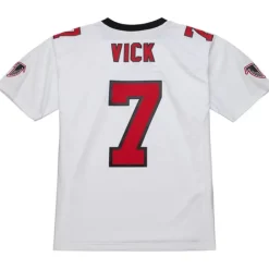 Jerseys Mitchell & Ness -Legacy Michael Vick Atlanta Falcons White 2001 Jersey