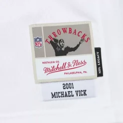 Jerseys Mitchell & Ness -Legacy Michael Vick Atlanta Falcons White 2001 Jersey