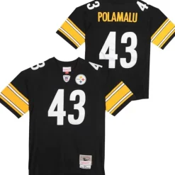 Apparel Mitchell & Ness Infant & Toddler-Legacy Retired Player Troy Polamalu Pittsburgh Steelers Jersey