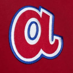 Apparel Mitchell & Ness T-Shirts & Tops-Legendary Slub Henley Atlanta Braves