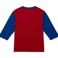 Apparel Mitchell & Ness T-Shirts & Tops-Legendary Slub Henley Chicago Cubs