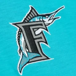 Apparel Mitchell & Ness T-Shirts & Tops-Legendary Slub Henley Florida Marlins