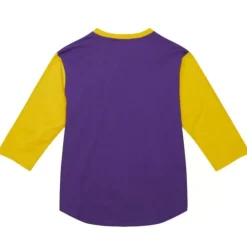 Apparel Mitchell & Ness T-Shirts & Tops-Legendary Slub Henley Louisiana State University