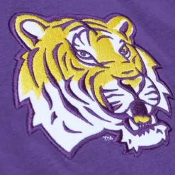 Apparel Mitchell & Ness T-Shirts & Tops-Legendary Slub Henley Louisiana State University