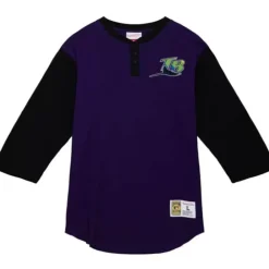 Apparel Mitchell & Ness T-Shirts & Tops-Legendary Slub Henley Tampa Bay Rays