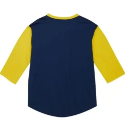 Apparel Mitchell & Ness T-Shirts & Tops-Legendary Slub Henley University Of Michigan
