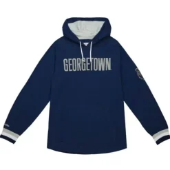 Apparel Mitchell & Ness T-Shirts & Tops-Legendary Slub Long Sleeve Hoodie Georgetown University