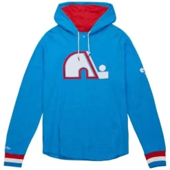 Apparel Mitchell & Ness Hoodies & Sweatshirts-Legendary Slub Long Sleeve Hoodie Quebec Nordiques