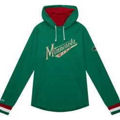 Apparel Mitchell & Ness Hoodies & Sweatshirts-Legendary Slub Long Sleeve Hoodie Minnesota Wild