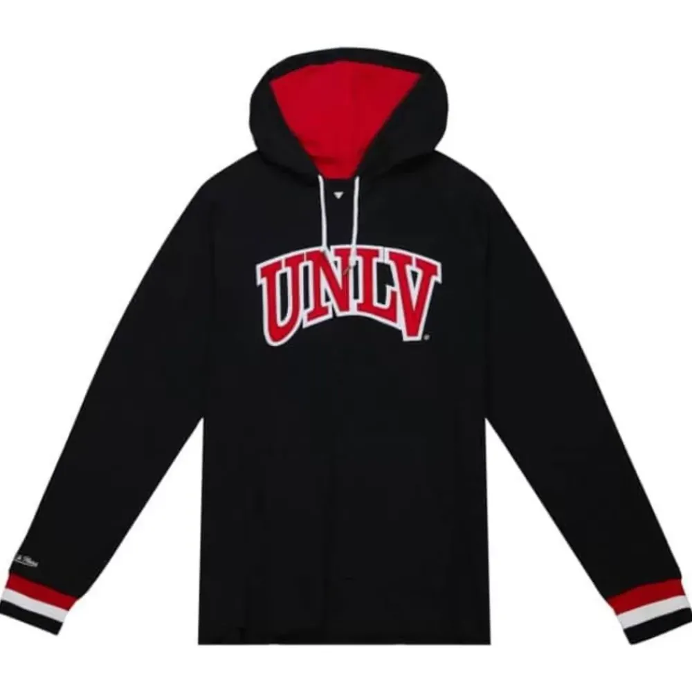 Apparel Mitchell & Ness T-Shirts & Tops-Legendary Slub Long Sleeve Hoodie Unlv