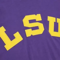 Apparel Mitchell & Ness T-Shirts & Tops-Legendary Slub Long Sleeve Hoodie Louisiana State University