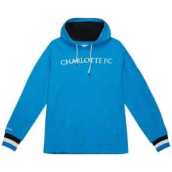 Apparel Mitchell & Ness T-Shirts & Tops-Legendary Slub Long Sleeve Hoodie Charlotte Fc