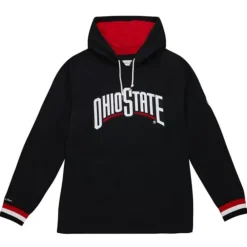 Apparel Mitchell & Ness T-Shirts & Tops-Legendary Slub Long Sleeve Hoodie Ohio State
