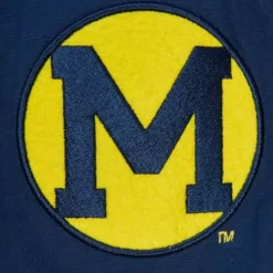 Apparel Mitchell & Ness T-Shirts & Tops-Legendary Slub Long Sleeve Hoodie University Of Michigan