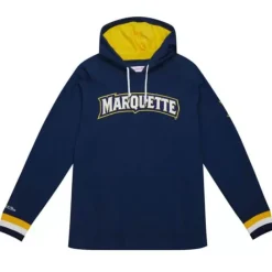 Apparel Mitchell & Ness T-Shirts & Tops-Legendary Slub Long Sleeve Hoodie Marquette University