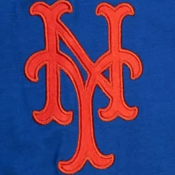 Apparel Mitchell & Ness T-Shirts & Tops-Legendary Slub Long Sleeve Hoodie New York Mets