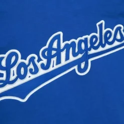 Apparel Mitchell & Ness T-Shirts & Tops-Legendary Slub Long Sleeve Hoodie Los Angeles Dodgers