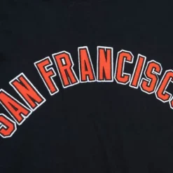 Apparel Mitchell & Ness T-Shirts & Tops-Legendary Slub Long Sleeve Hoodie San Francisco Giants