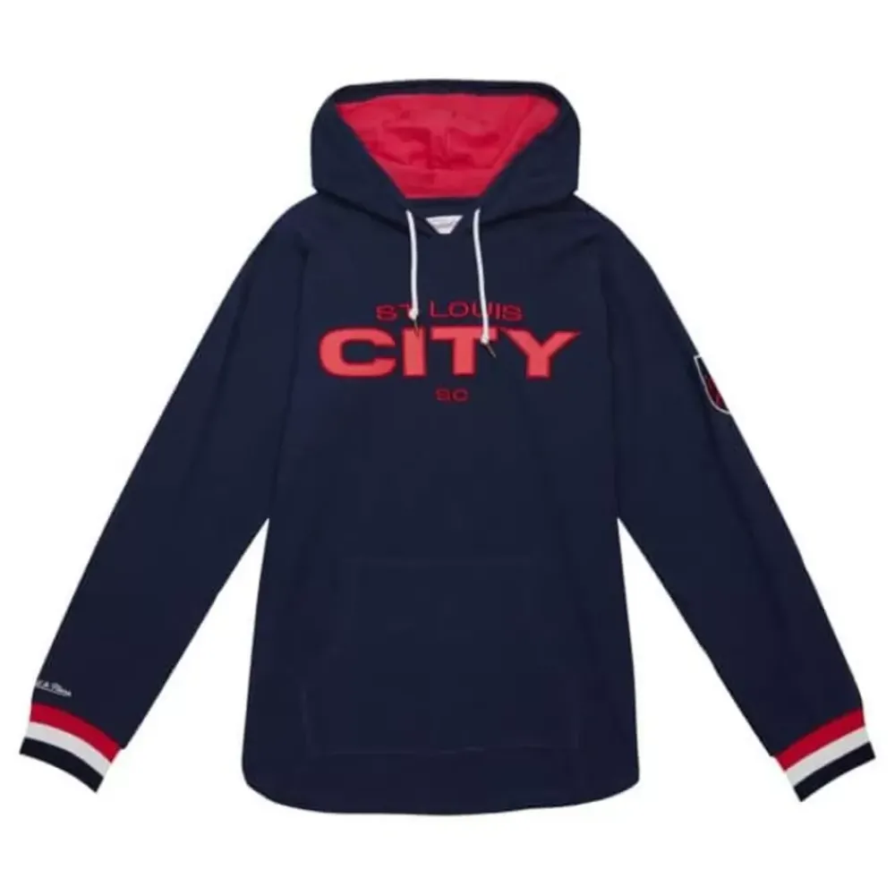 Apparel Mitchell & Ness T-Shirts & Tops-Legendary Slub Long Sleeve Hoodie St. Louis City Sc