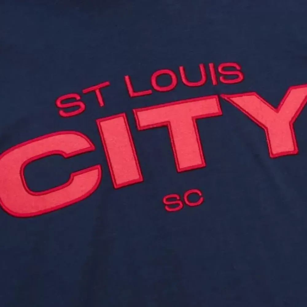 Apparel Mitchell & Ness T-Shirts & Tops-Legendary Slub Long Sleeve Hoodie St. Louis City Sc