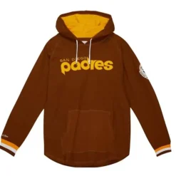 Apparel Mitchell & Ness T-Shirts & Tops-Legendary Slub Long Sleeve Hoodie San Diego Padres