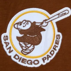 Apparel Mitchell & Ness T-Shirts & Tops-Legendary Slub Long Sleeve Hoodie San Diego Padres