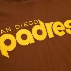 Apparel Mitchell & Ness T-Shirts & Tops-Legendary Slub Long Sleeve Hoodie San Diego Padres