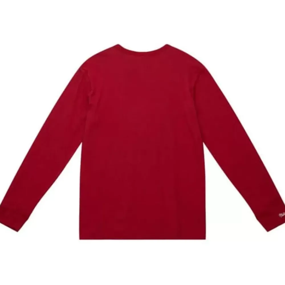 Apparel Mitchell & Ness T-Shirts & Tops-Legendary Slub Longsleeve Portland Trail Blazers