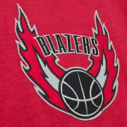 Apparel Mitchell & Ness T-Shirts & Tops-Legendary Slub Longsleeve Portland Trail Blazers