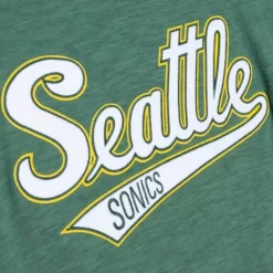 Apparel Mitchell & Ness T-Shirts & Tops-Legendary Slub Longsleeve Seattle Supersonics