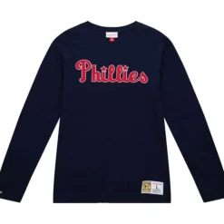 Apparel Mitchell & Ness T-Shirts & Tops-Legendary Slub Longsleeve Philadelphia Phillies