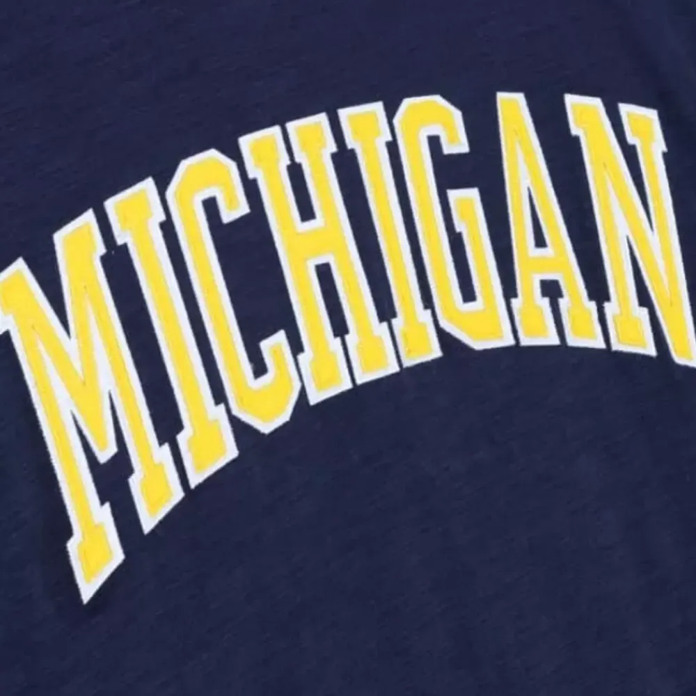 Apparel Mitchell & Ness T-Shirts & Tops-Legendary Slub Longsleeve University Of Michigan