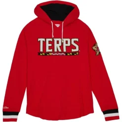 Apparel Mitchell & Ness Hoodies & Sweatshirts-Legendary Slub Ls Hoodie University Of Maryland