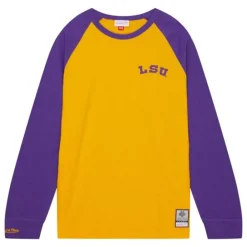 Apparel Mitchell & Ness T-Shirts & Tops-Legendary Slub Ls Tee Louisiana State University