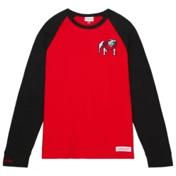Apparel Mitchell & Ness T-Shirts & Tops-Legendary Slub Ls Tee University Of Georgia