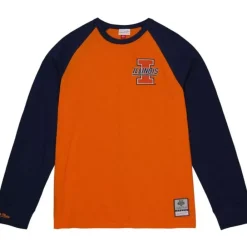 Apparel Mitchell & Ness T-Shirts & Tops-Legendary Slub Ls Tee University Of Illinois U-C