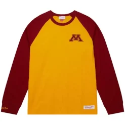 Apparel Mitchell & Ness T-Shirts & Tops-Legendary Slub Ls Tee University Of Minnesota