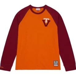 Apparel Mitchell & Ness T-Shirts & Tops-Legendary Slub Ls Tee Virginia Tech