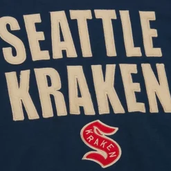 Apparel Mitchell & Ness T-Shirts & Tops-Legendary Slub Ss Tee Current Logo Seattle Kraken