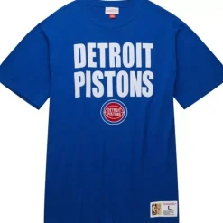 Apparel Mitchell & Ness T-Shirts & Tops-Legendary Slub S/S Tee Detroit Pistons