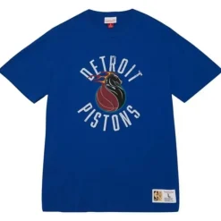 Apparel Mitchell & Ness T-Shirts & Tops-Legendary Slub S/S Tee Detroit Pistons
