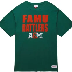 Apparel Mitchell & Ness T-Shirts & Tops-Legendary Slub S/S Tee Florida A&M University