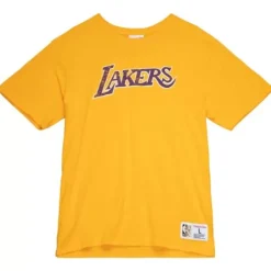 Apparel Mitchell & Ness T-Shirts & Tops-Legendary Slub S/S Tee Los Angeles Lakers