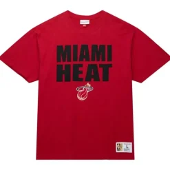 Apparel Mitchell & Ness T-Shirts & Tops-Legendary Slub S/S Tee Miami Heat