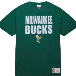Apparel Mitchell & Ness T-Shirts & Tops-Legendary Slub S/S Tee Milwaukee Bucks