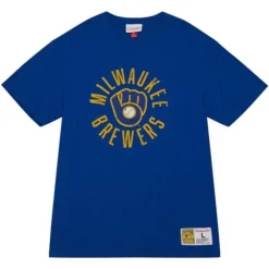 Apparel Mitchell & Ness T-Shirts & Tops-Legendary Slub S/S Tee Milwaukee Brewers
