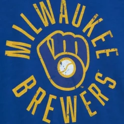Apparel Mitchell & Ness T-Shirts & Tops-Legendary Slub S/S Tee Milwaukee Brewers